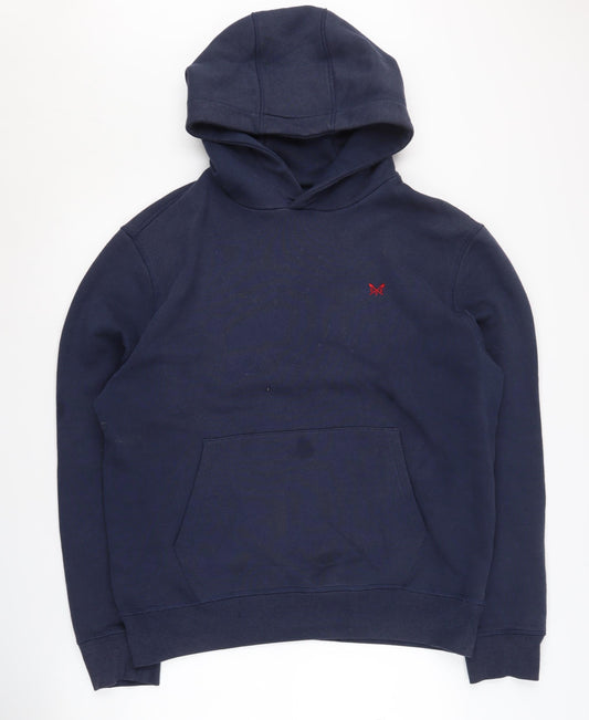 Crew Clothing Company Men's Blue Pullover Hoodie XL