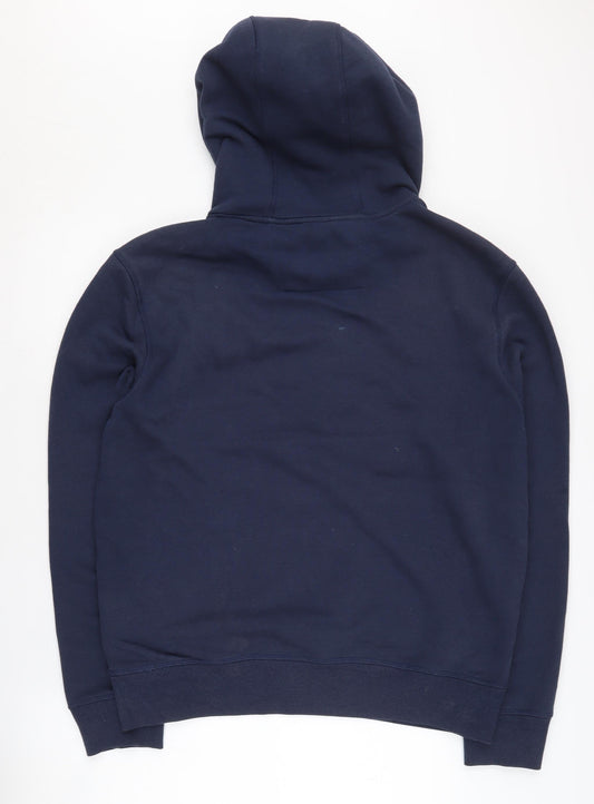 Crew Clothing Company Men's Blue Pullover Hoodie XL