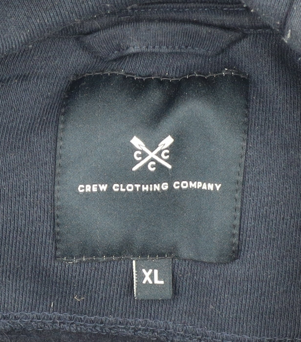 Crew Clothing Company Men's Blue Pullover Hoodie XL