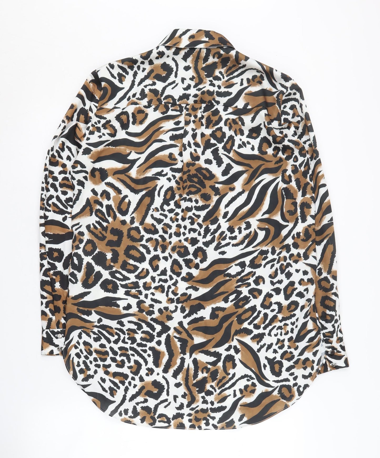 Wallis Women's Multicoloured Animal Print Button-Up Shirt