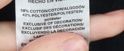 Adidas Boys Black Track Pants - Size 10, Regular Fit