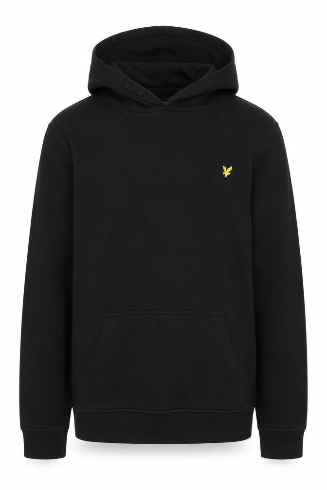Lyle & Scott Boys Black Pullover Hoodie, 12-13 Years