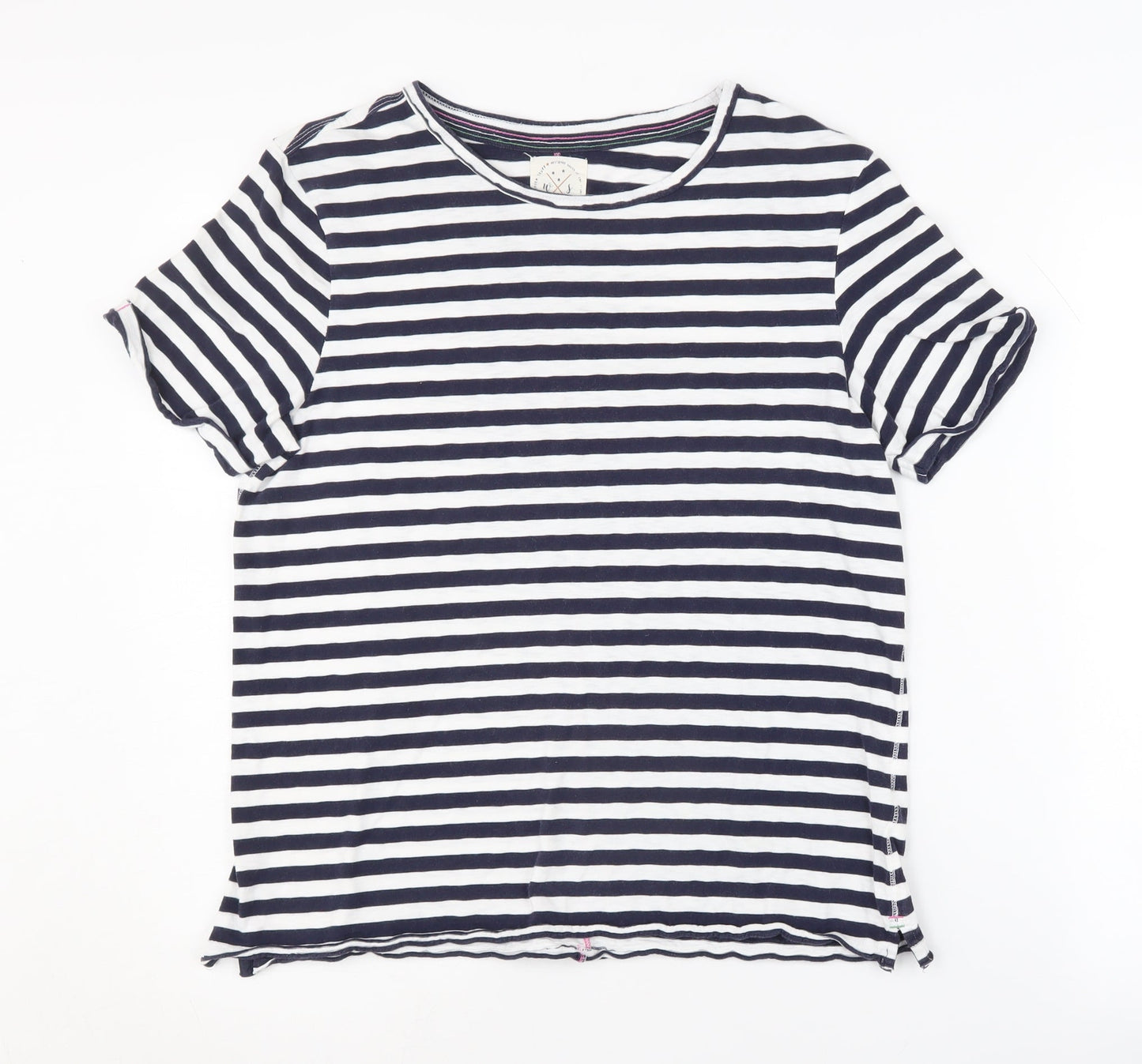 White Stuff Women's Striped T-Shirt, UK 10, Multicoloured