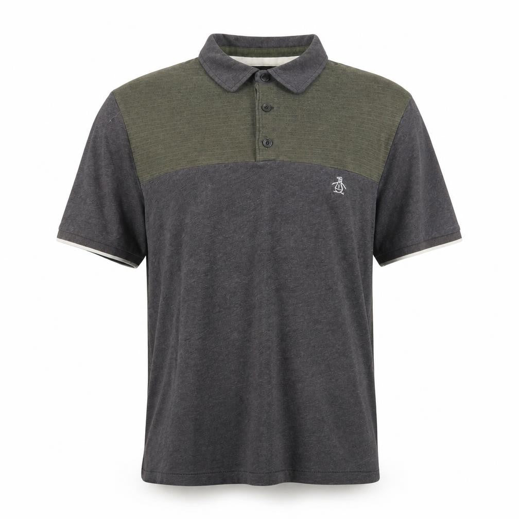 Original Penguin Men's Grey Polo Shirt Size L