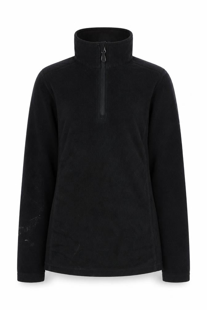 Womens UK 8 Regular TOG24 Black Full Zip Sweatshirt