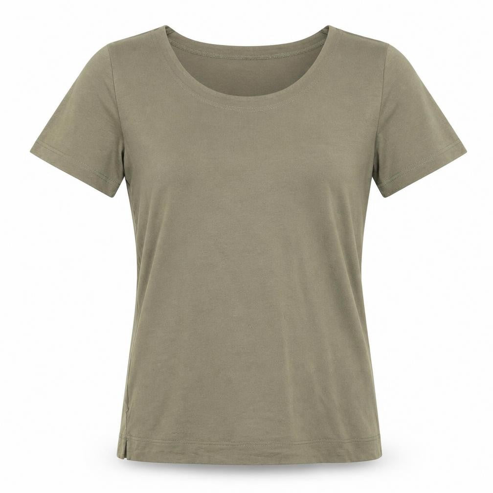 Womens UK Size 8 Alexon Green Viscose Blend T-Shirt