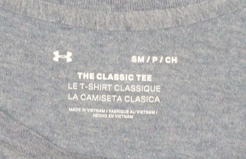 Under Armour Women's Grey S Basic T-Shirt Casual Wear