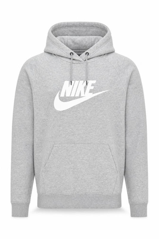 Mens UK XS Regular Nike Grey Pullover Hoodie