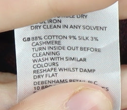 Jeff Banks Men’s Purple Pullover Jumper Size M