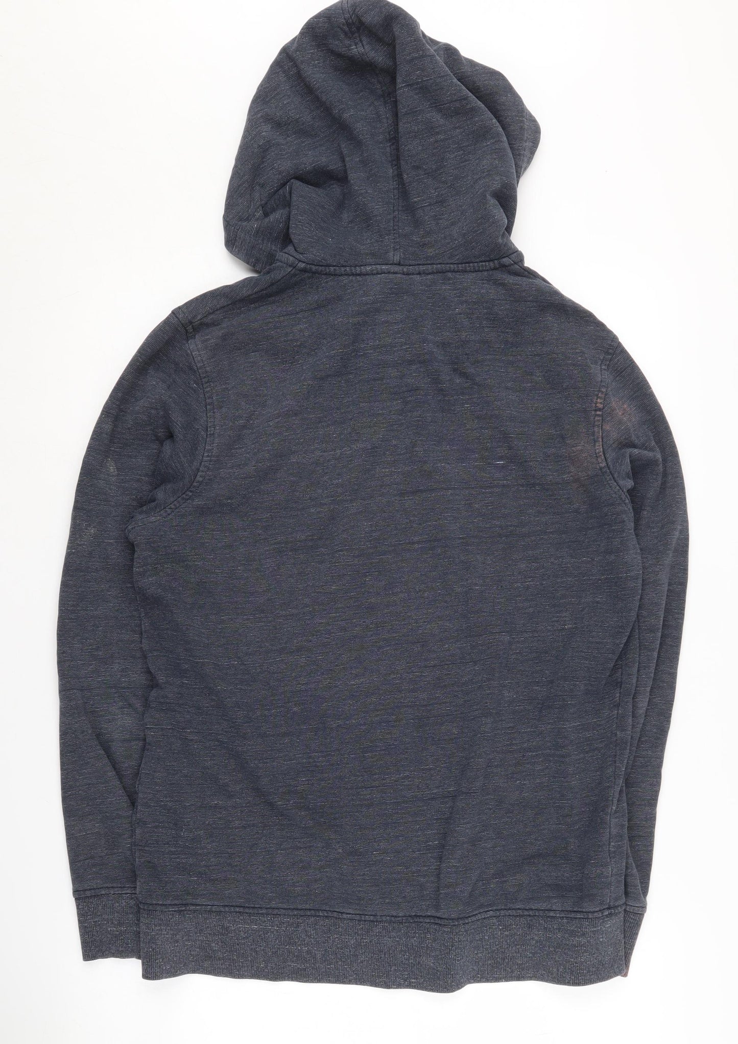 Jack & Jones Men's Blue Hoodie, Size M, Full Zip