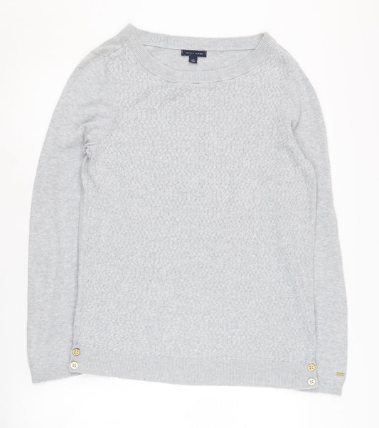 Tommy Hilfiger Women's Grey Knit Jumper L