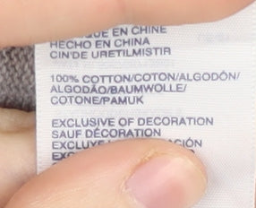 Tommy Hilfiger Women's Grey Knit Jumper L