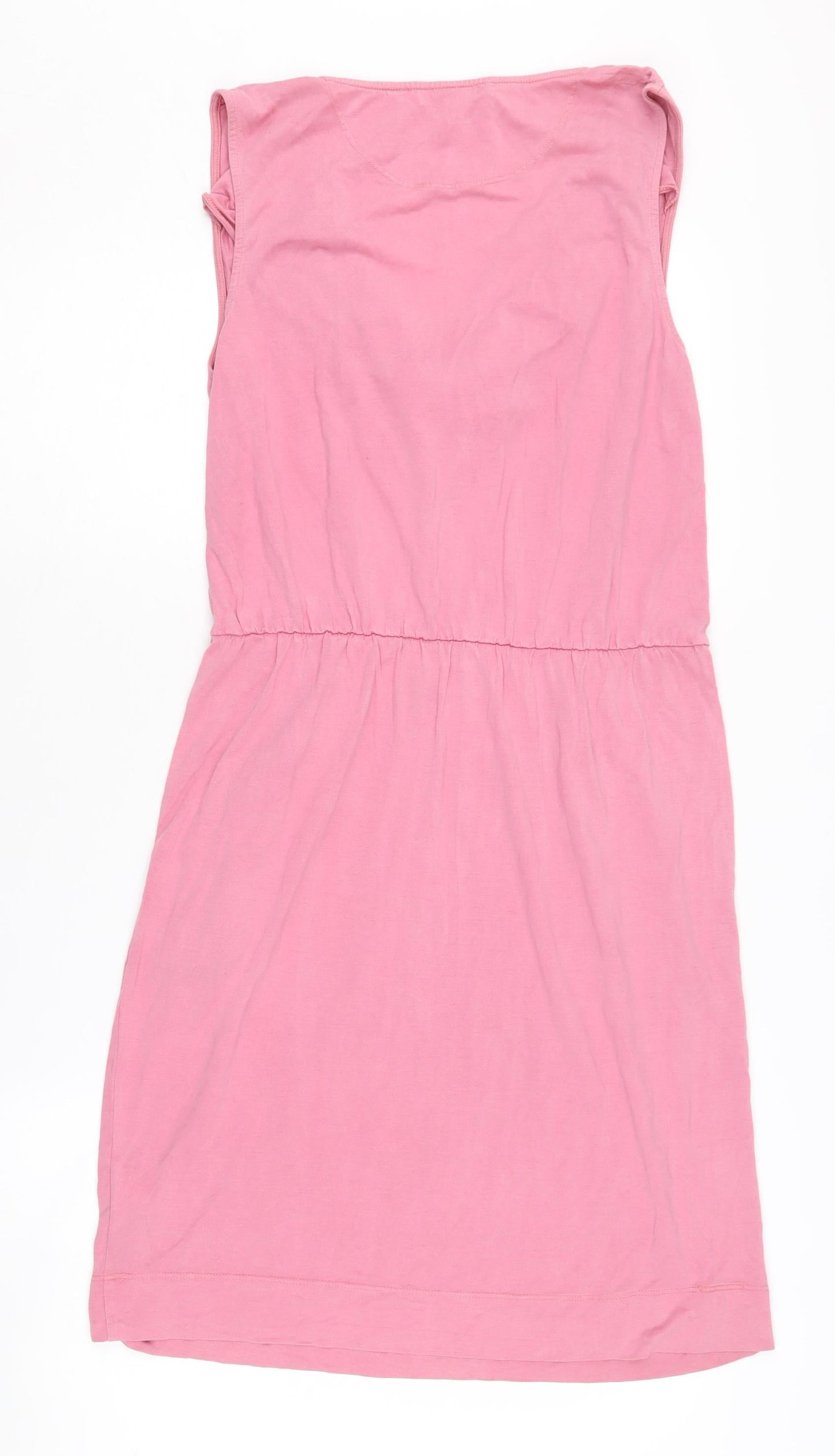 Banana Republic Women's Pink Cowl Neck Sleeveless Dress M