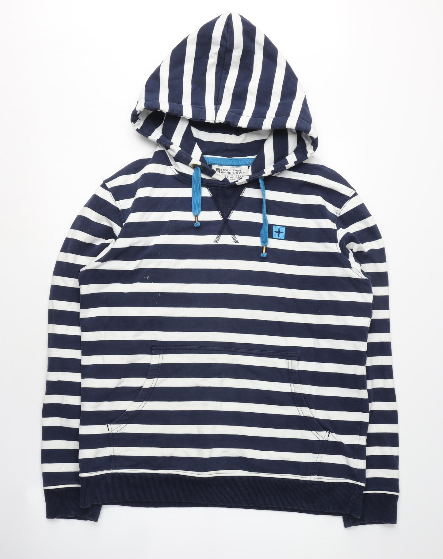 Mountain Warehouse Women's Striped Pullover Hoodie, Size 14