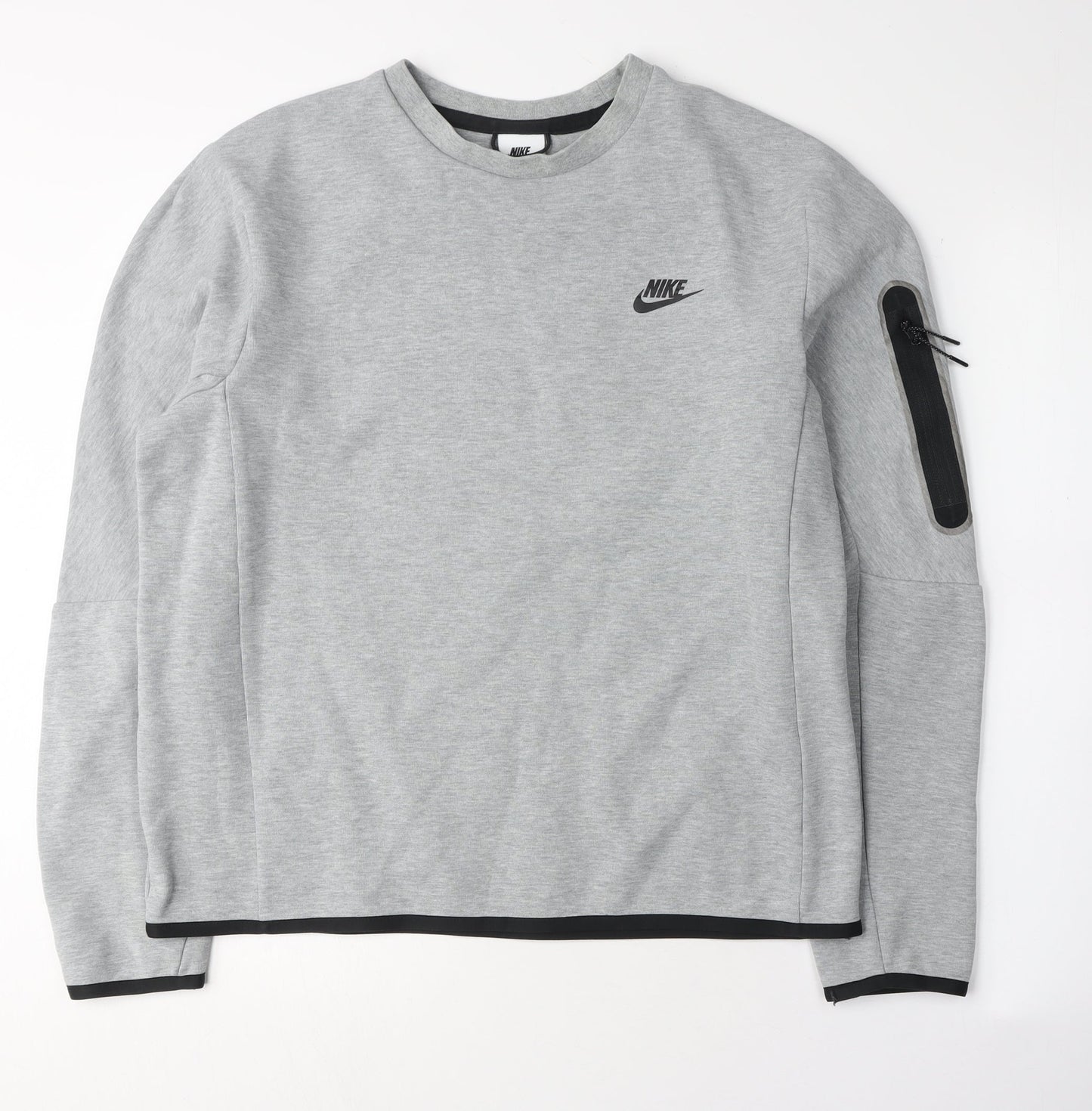 Nike Men's Grey Pullover Sweatshirt M Lightweight