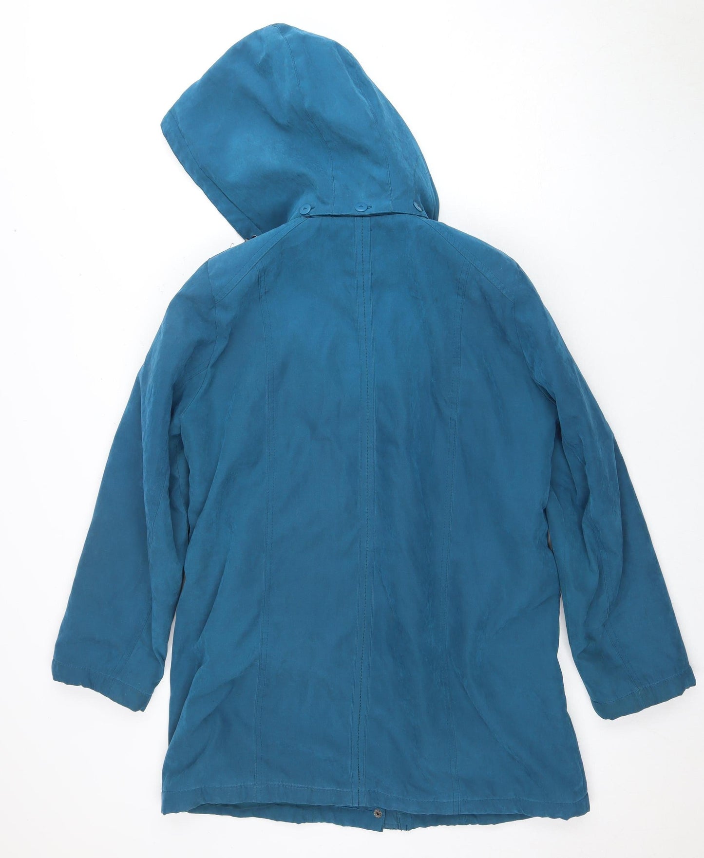 Bm Collection Women's Blue Hooded Parka Coat