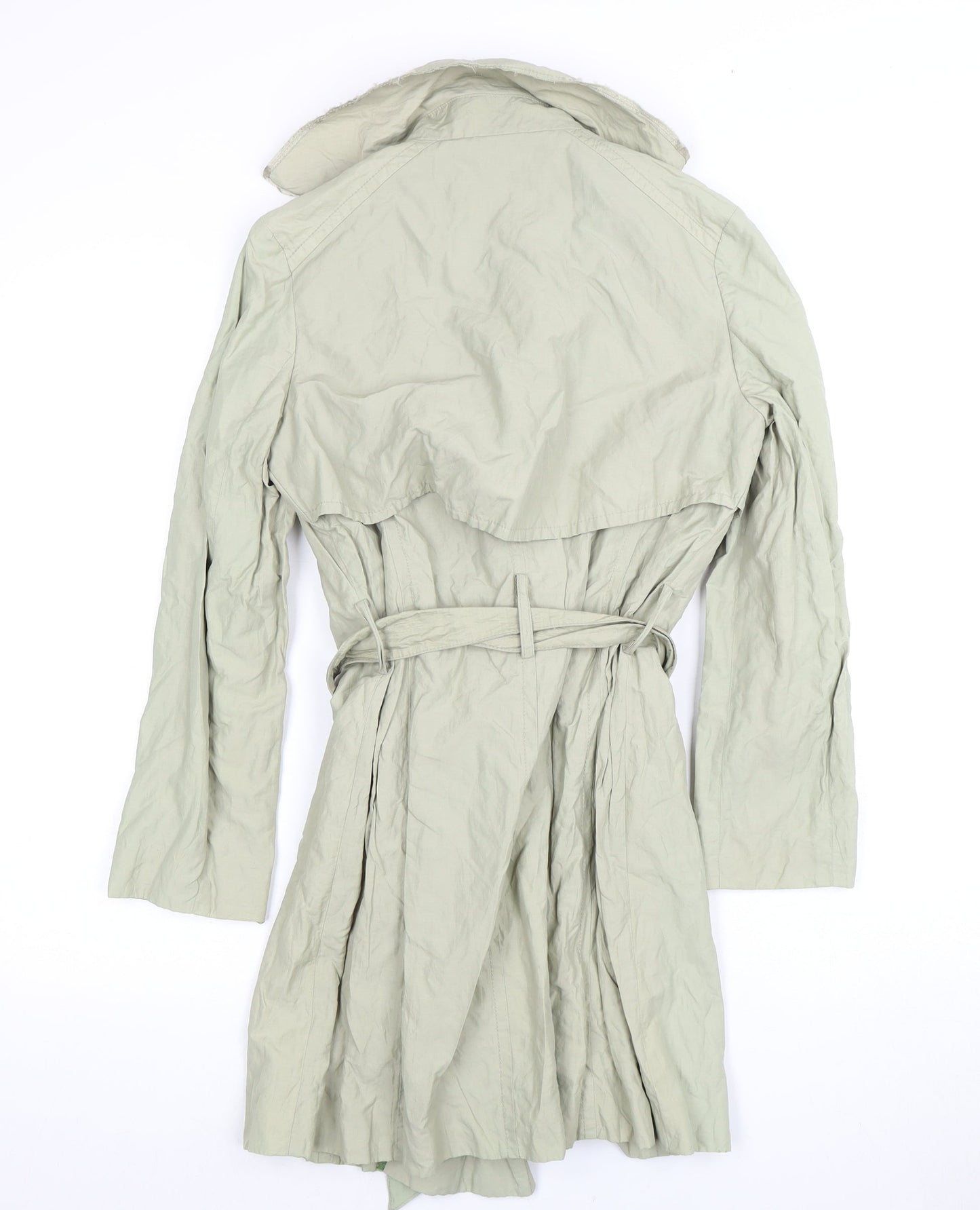 Club Monaco Women's Ivory Trench Coat XS