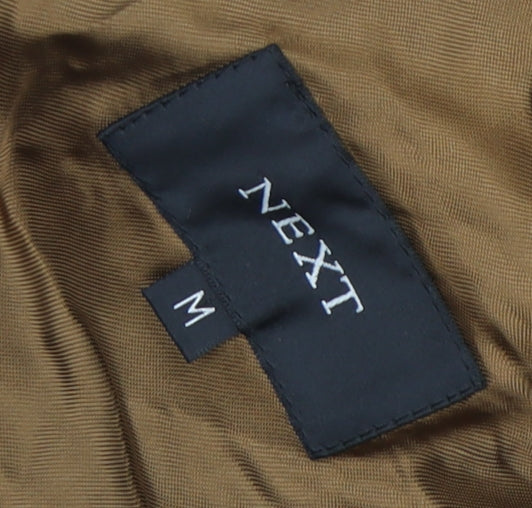 Next Men's Brown Blazer, M, Two-Button Classic