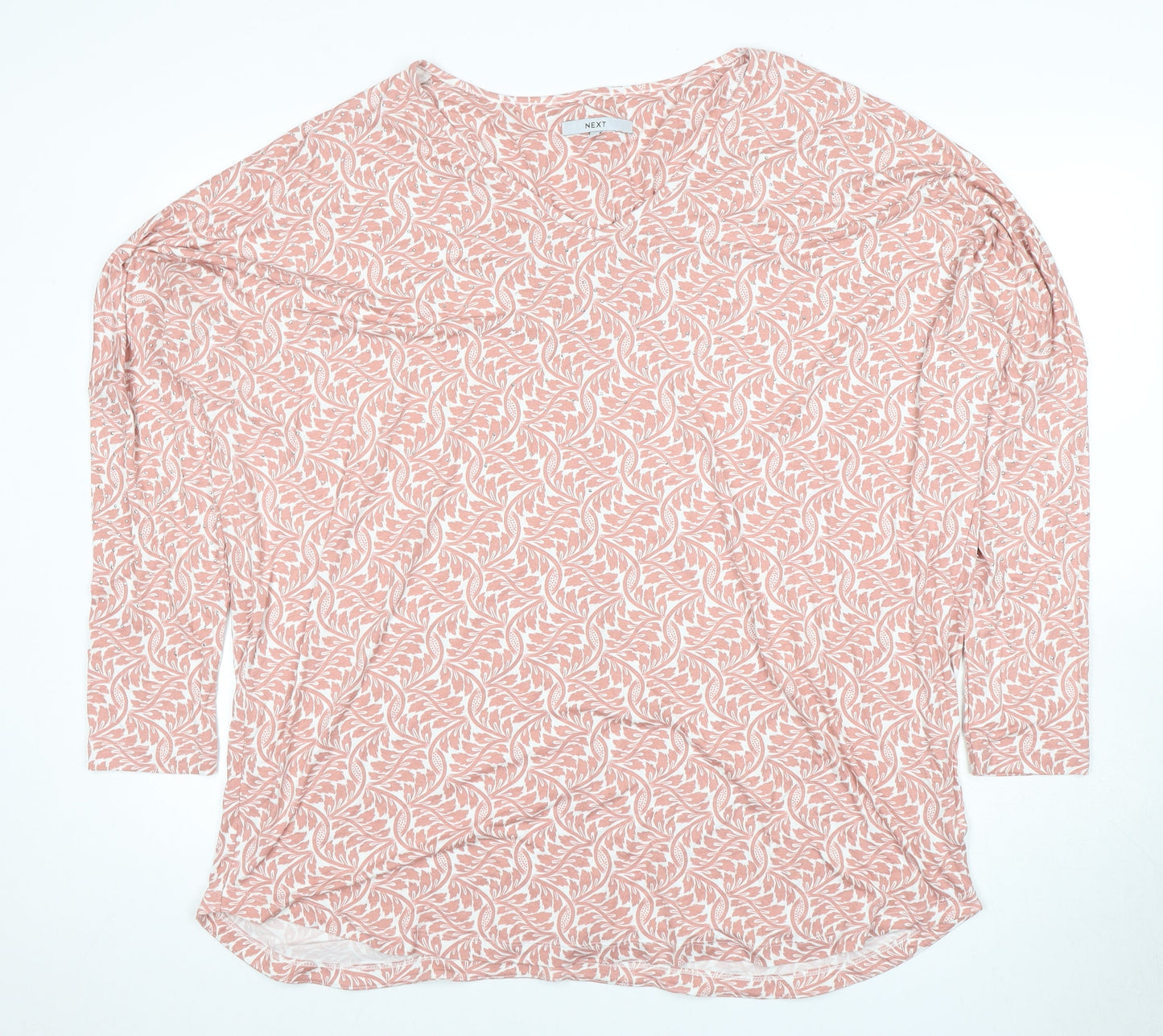Next Women's XXL Floral 3/4 Sleeve Top