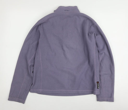 Fat Face Women's Purple Fleece Pullover Sweatshirt Size 14
