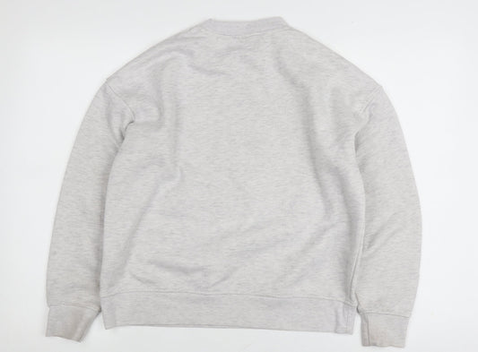 Unisex Adults UK XS Regular Looney Tunes Grey Pullover Sweatshirt