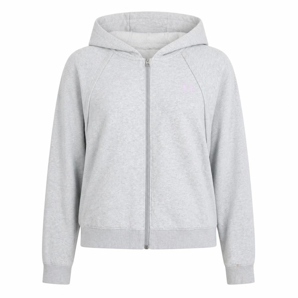 Womens UK M Relaxed Under armour Grey Full Zip Hoodie