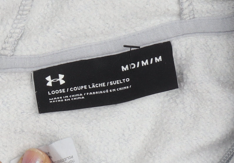 Under Armour Women's Grey Full Zip Hoodie Size M
