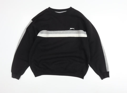 Slazenger Men's Black Pullover Sweatshirt - Size S