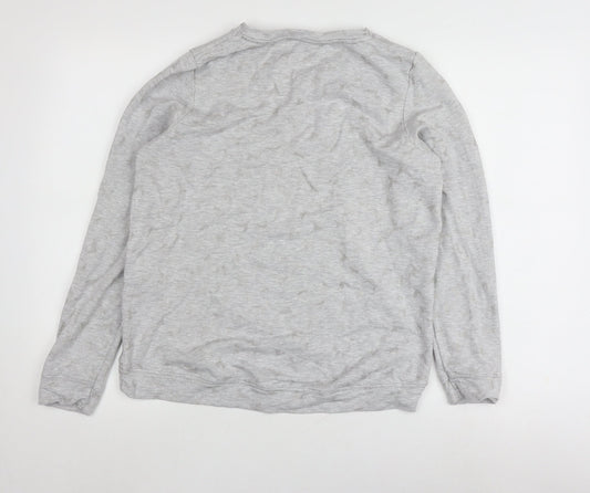 Oasis Women's Grey L Pullover Sweatshirt - Casual & Chic