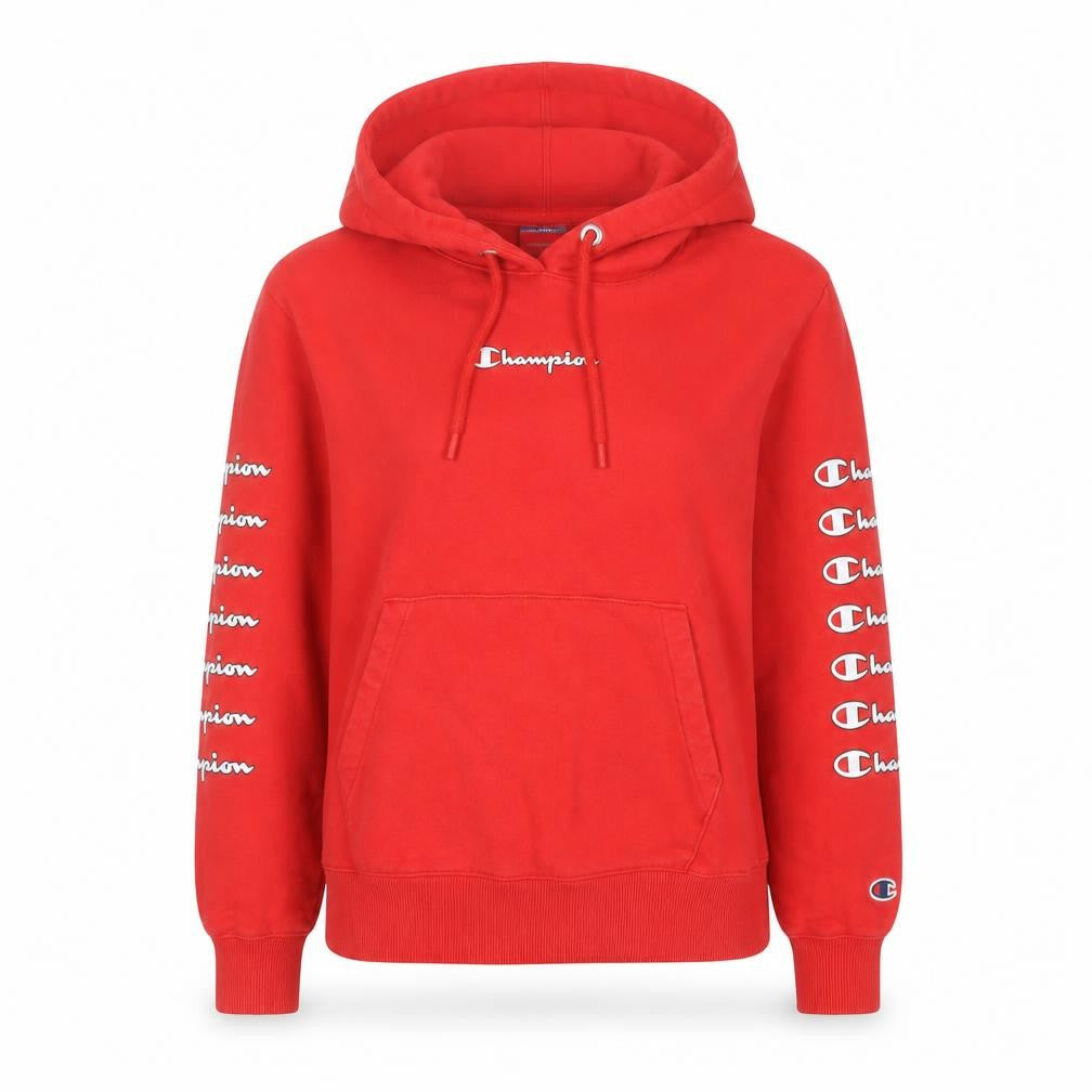 Womens UK S Regular Champion Red Pullover Hoodie