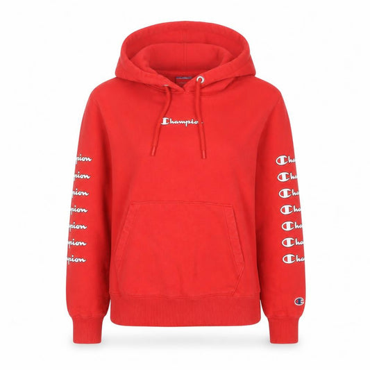 Womens UK S Regular Champion Red Pullover Hoodie
