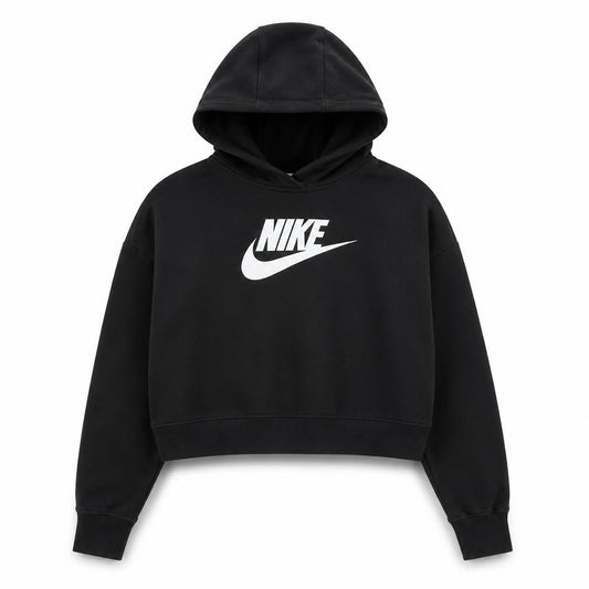 Nike Unisex Kids Black XL Pullover Hoodie - Logo Style