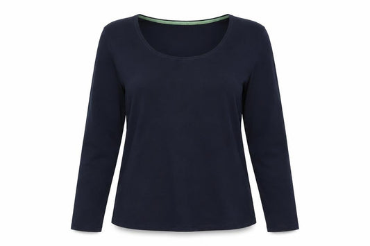Womens UK Size 10 Boden Blue Cotton T-Shirt