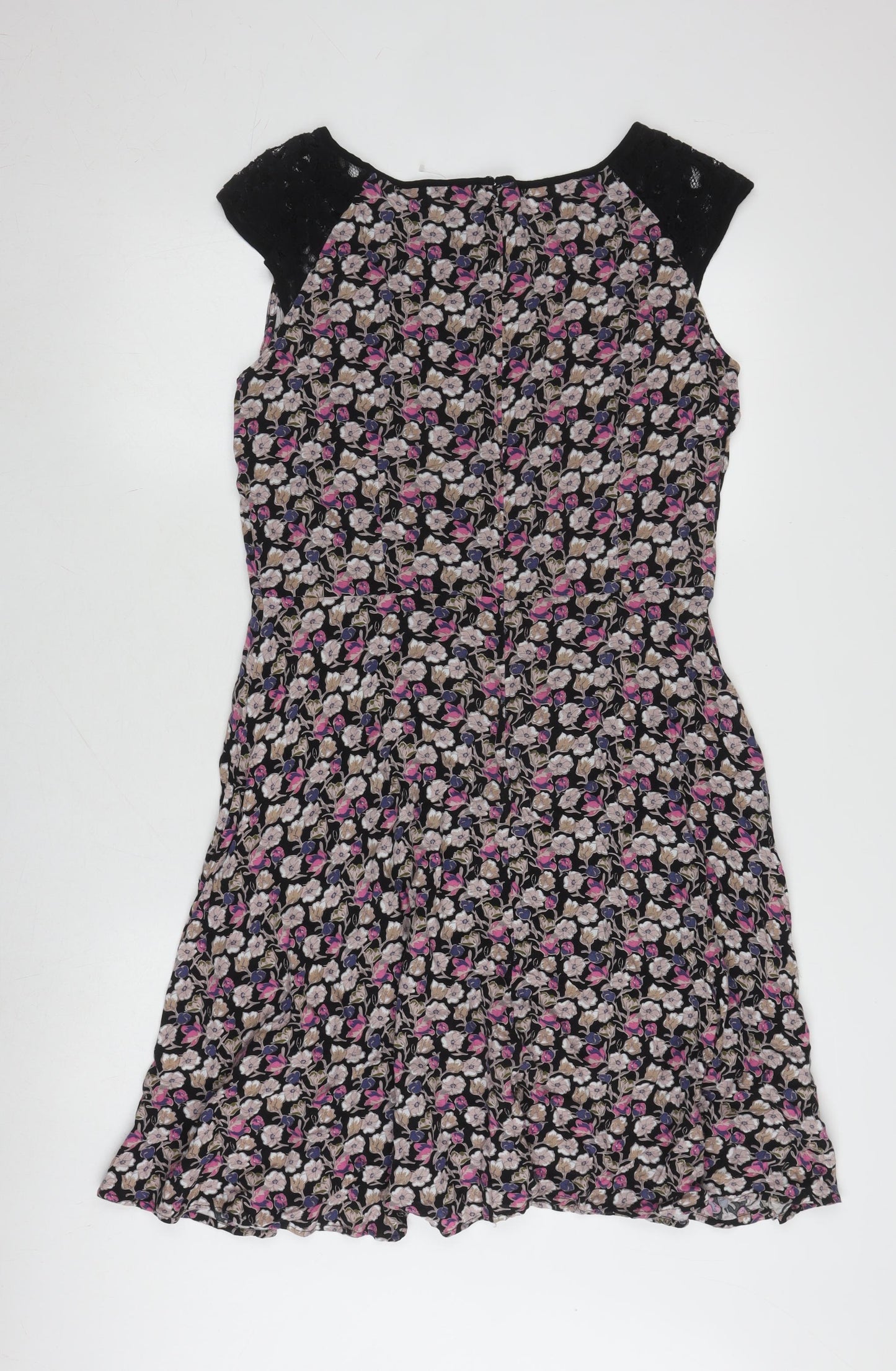 Warehouse Women's Multicoloured Floral A-Line Dress 16