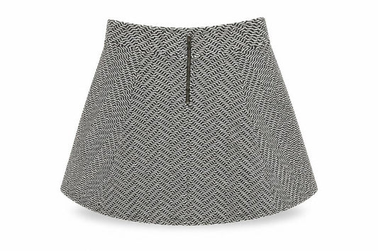 Superdry Women's Black A-Line Skirt, UK 10, Geometric