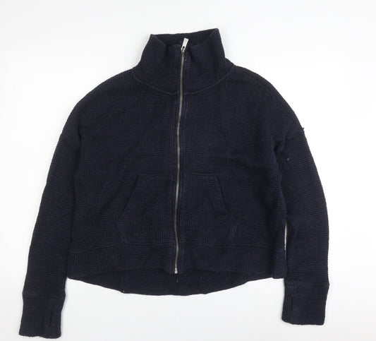 Sweaty Betty Women's Black Knit Full Zip Jacket S