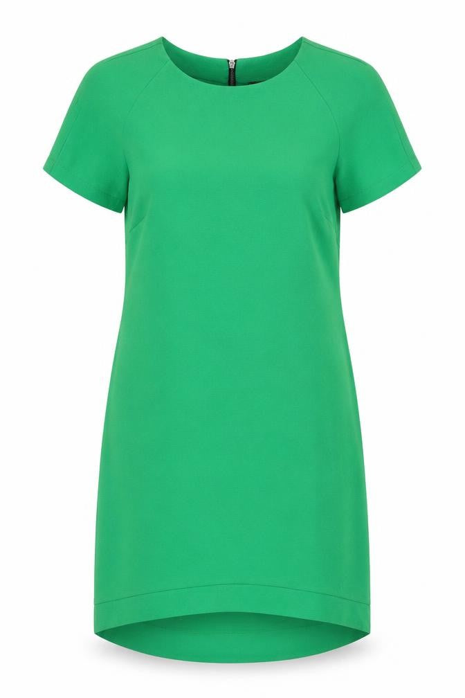 Topshop Women's Green Shift Dress Size 8