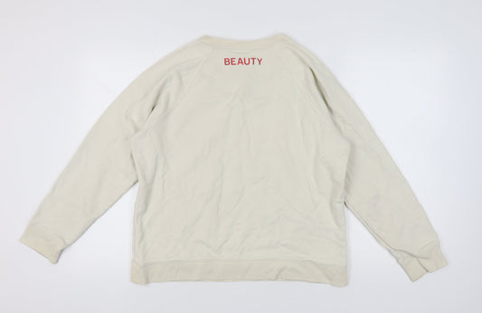 J.Crew Women’s Ivory Sweatshirt XL - Casual