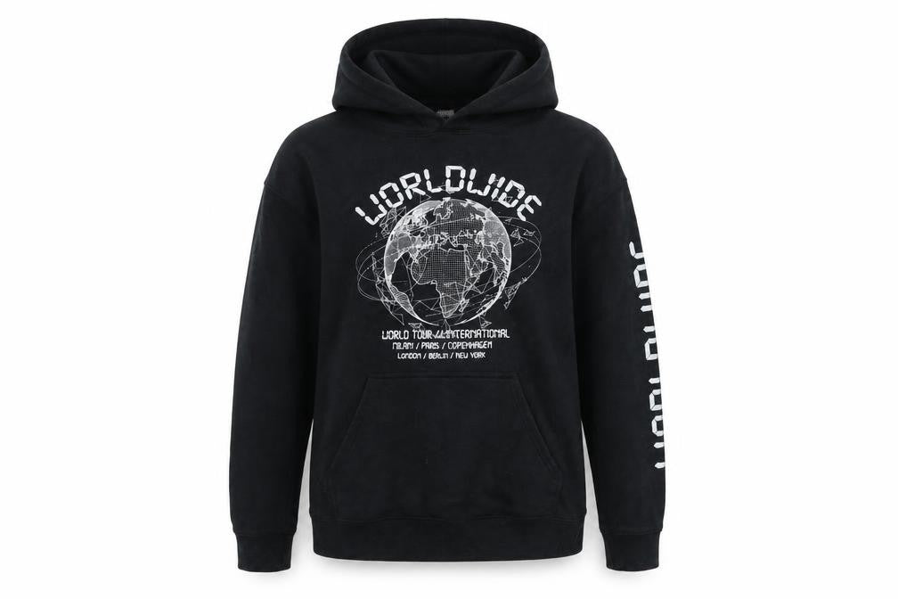 PrettyLittleThing Women's Black XS Graphic Hoodie