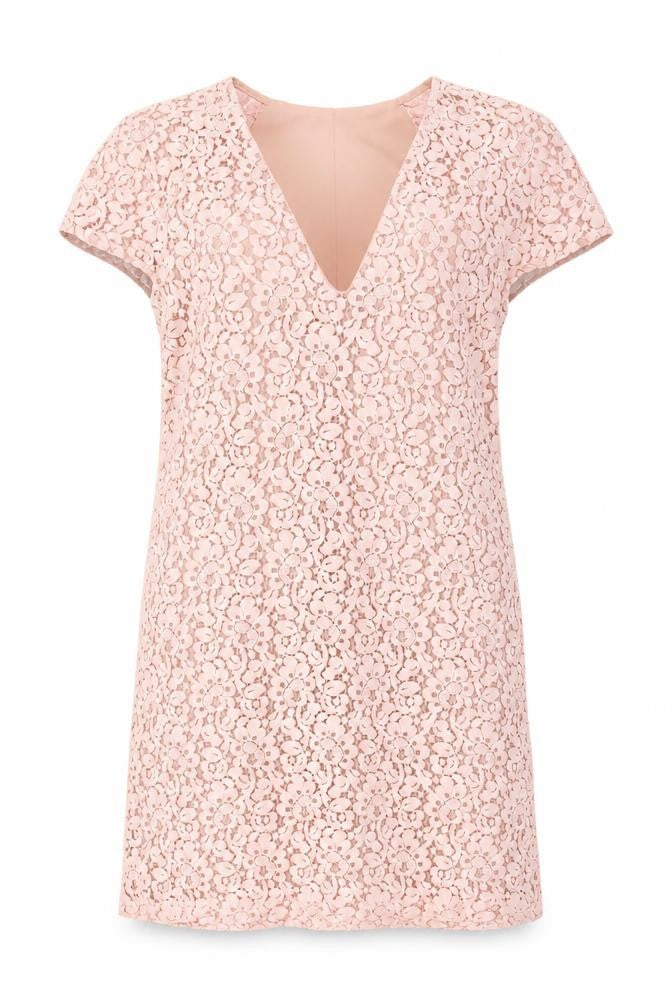 Zara Woman Pink Lace Shift Dress - Women, S, Party