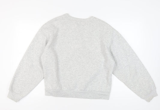 ASOS Design Women's Grey Pullover Sweatshirt Size 8