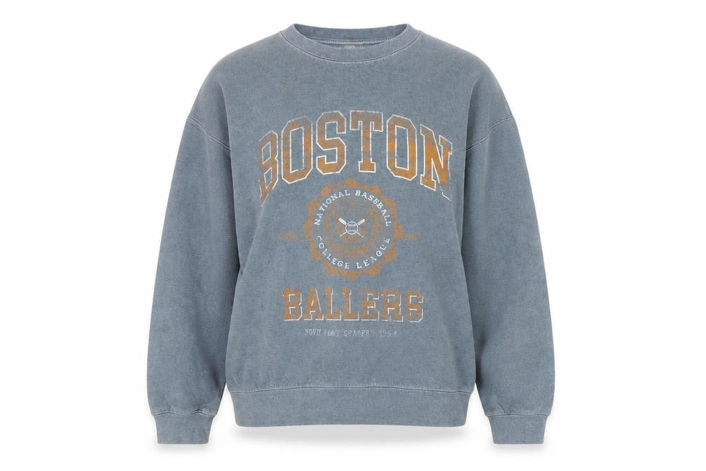 Urban Womens Outfitters Blue XS Pullover Sweatshirt