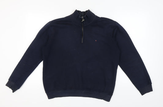 Redgreen Blue Men's L 1/4 Zip Sweatshirt Casual Style