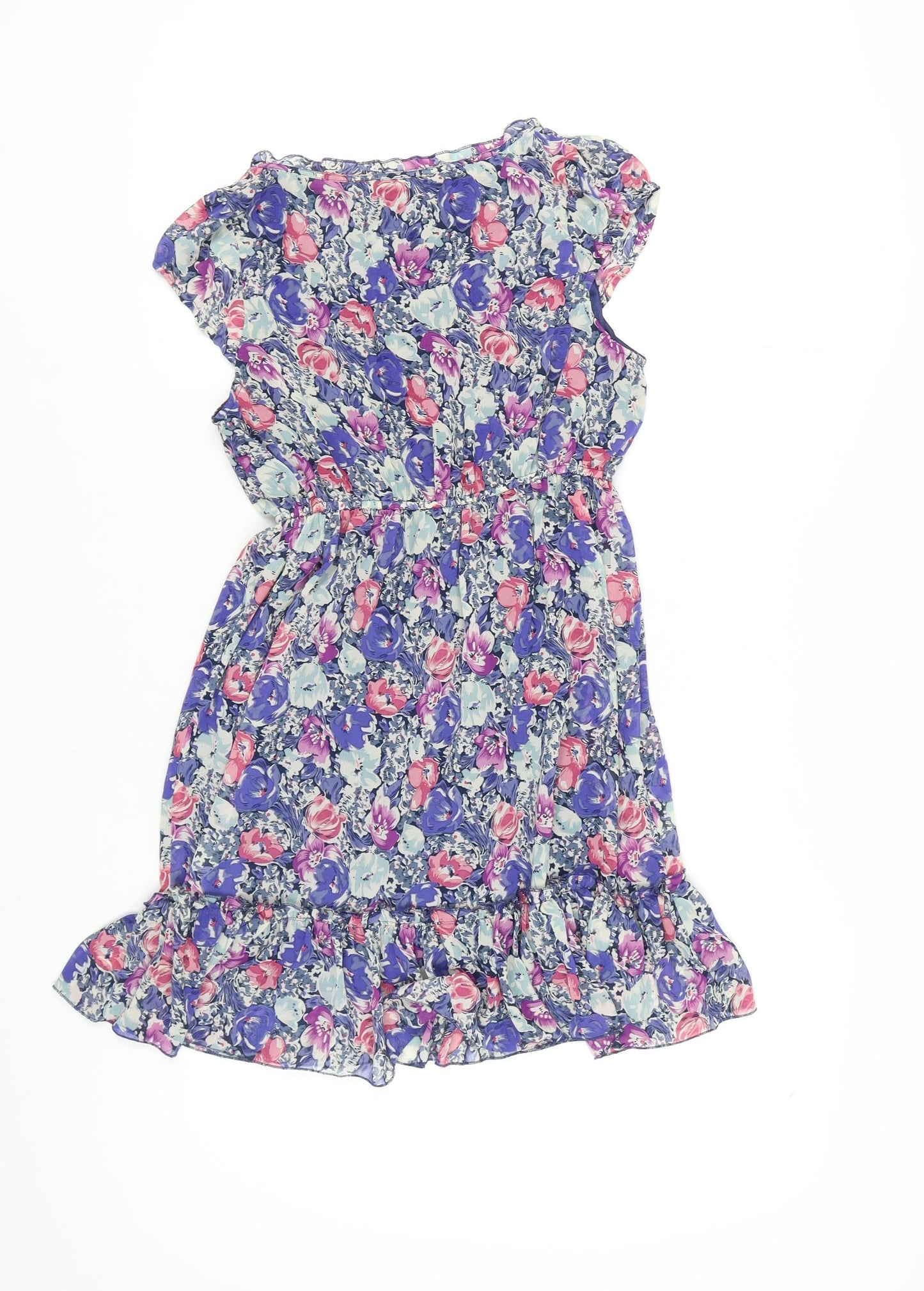 New Look Women's Multicoloured Floral Dress 12