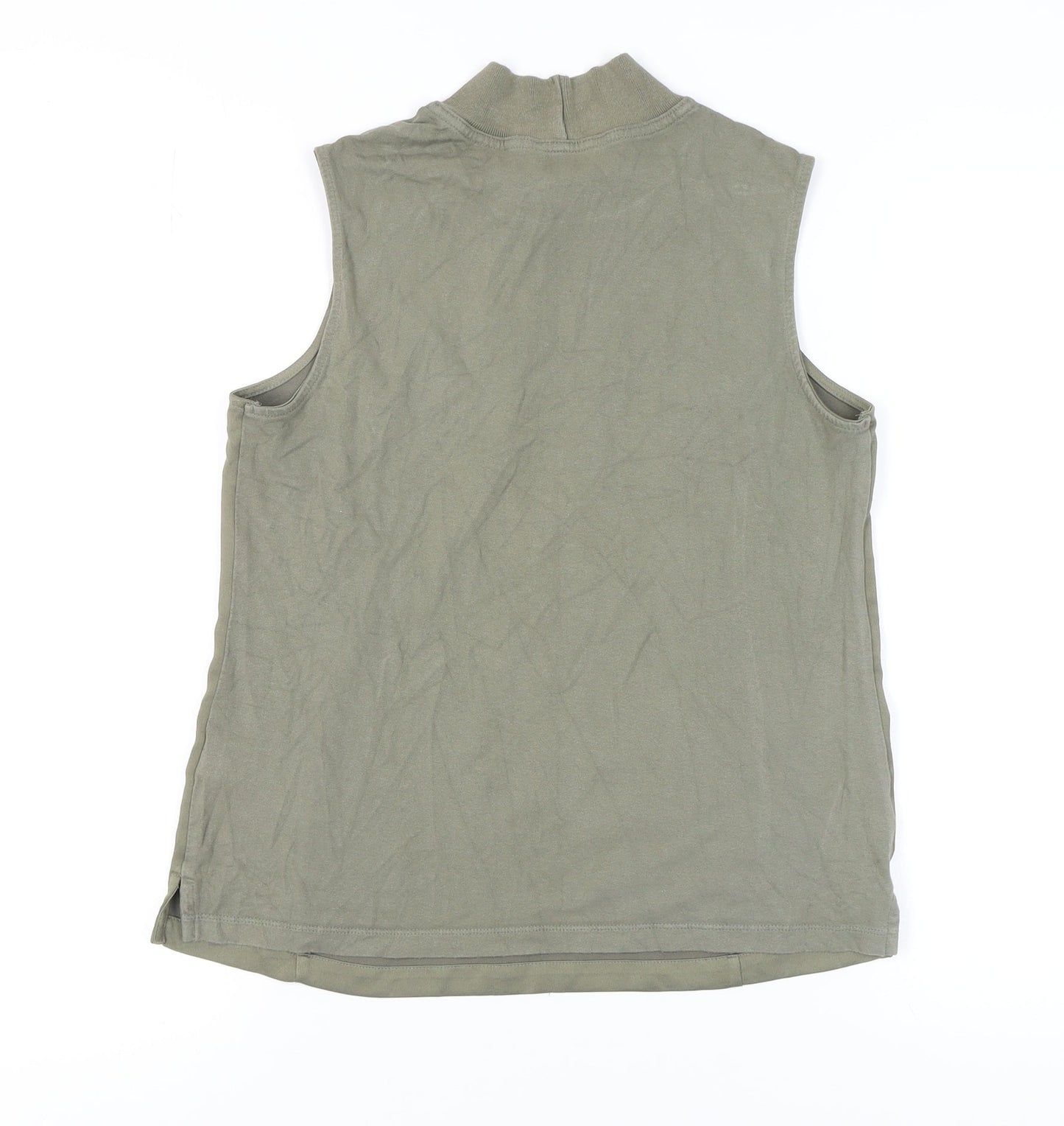 Marks and Spencer Women's Green Sleeveless Tank Top