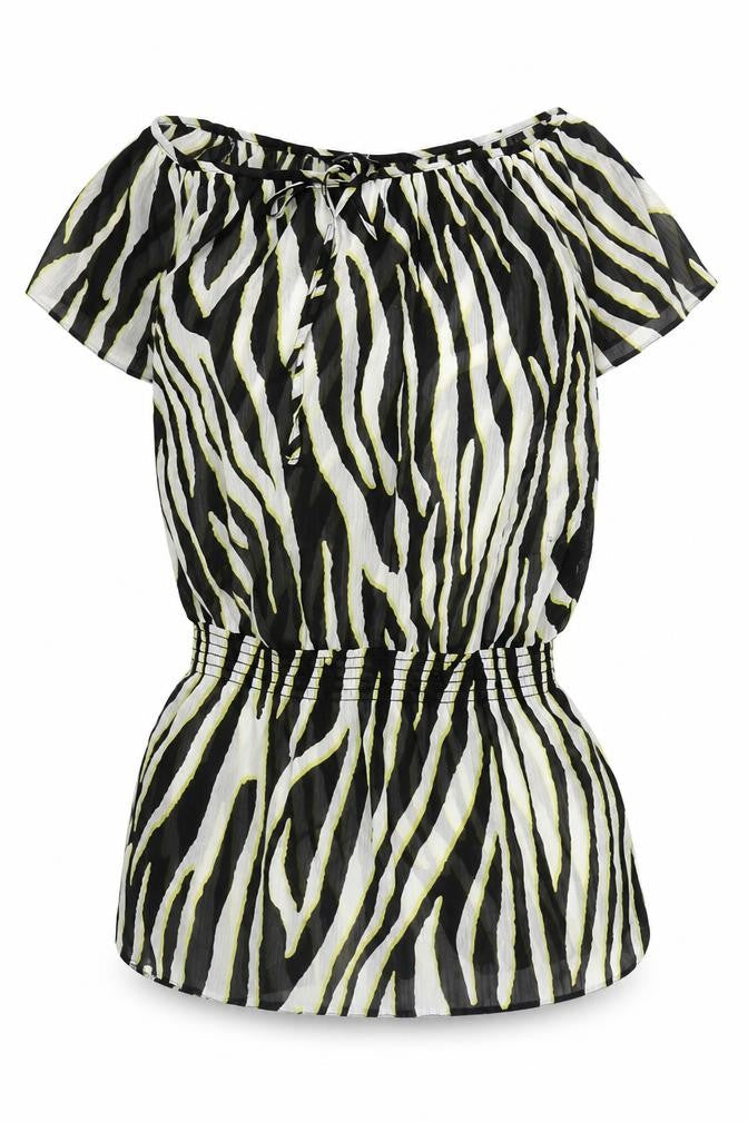 Dorothy Perkins Women's Multicoloured Animal Print Blouse Size 10