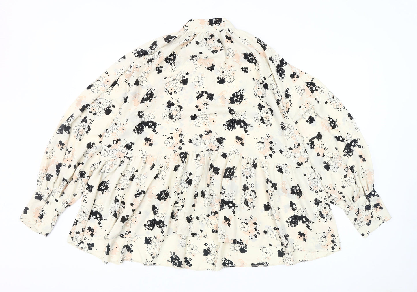 ASOS Women's Multicoloured Floral Blouse Size 16