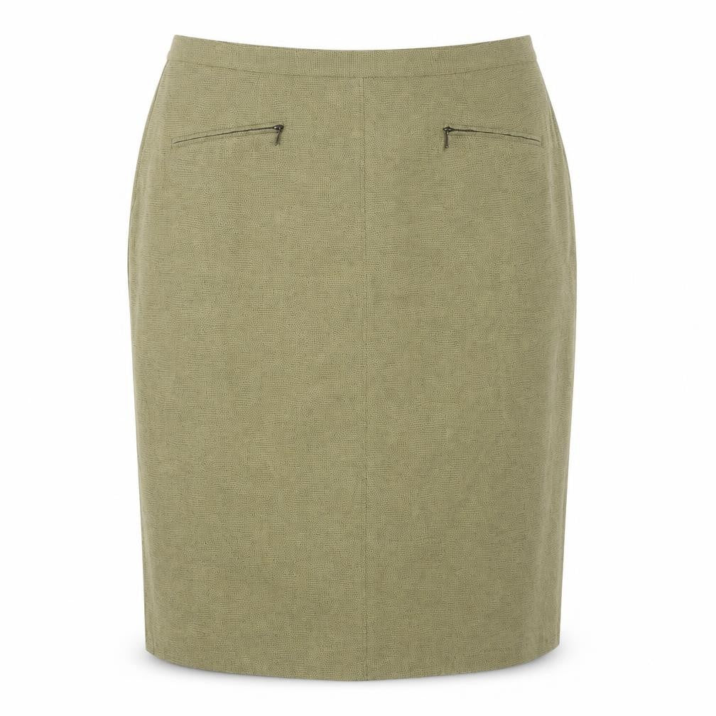 ELVI Women's Green Midi Pencil Skirt Size 24