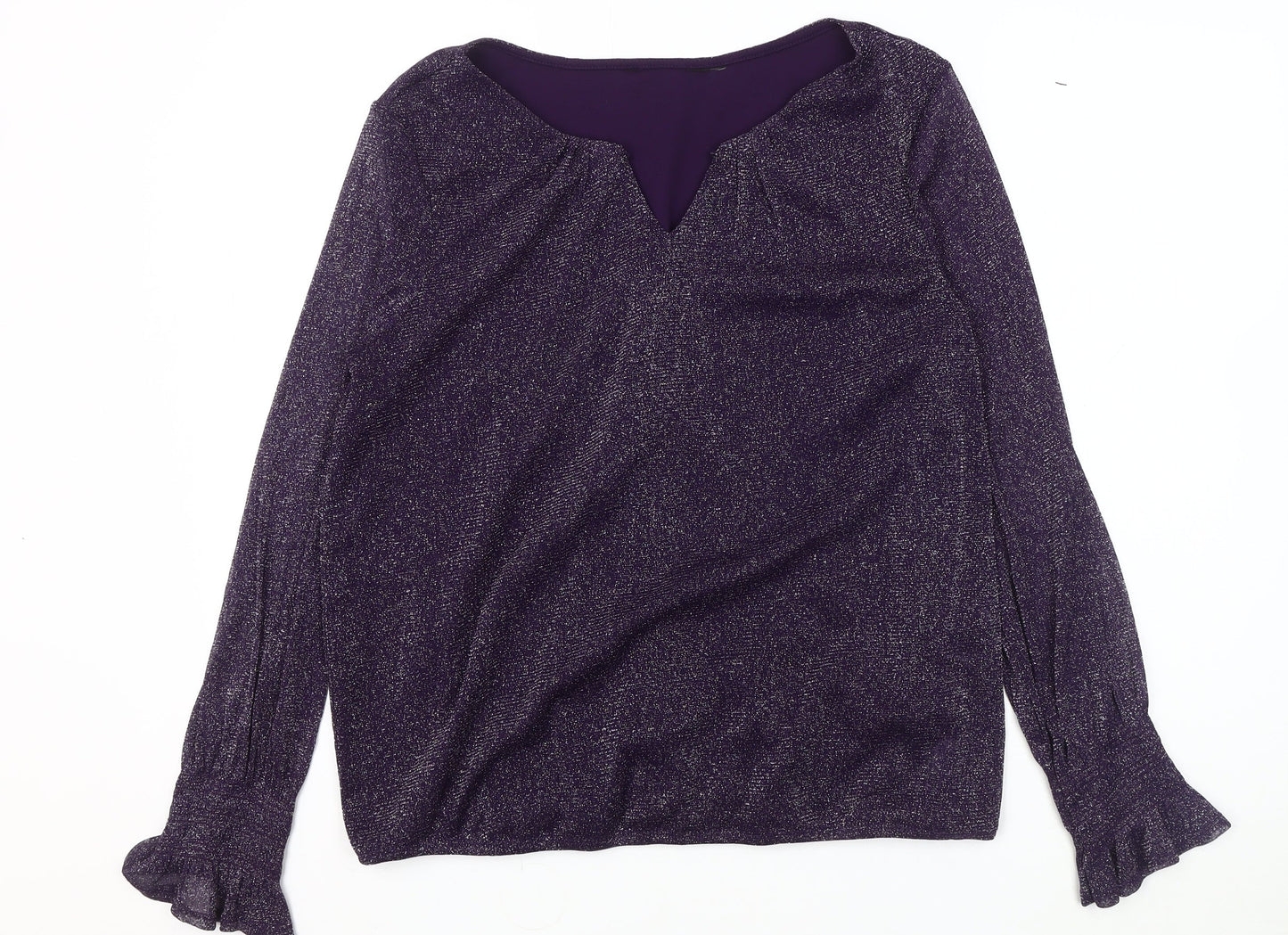 Dorothy Perkins Women's Purple Long Sleeve Top