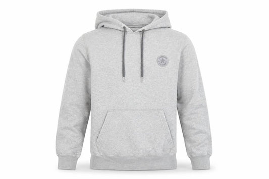 Mens UK S Regular Converse Grey Pullover Hoodie